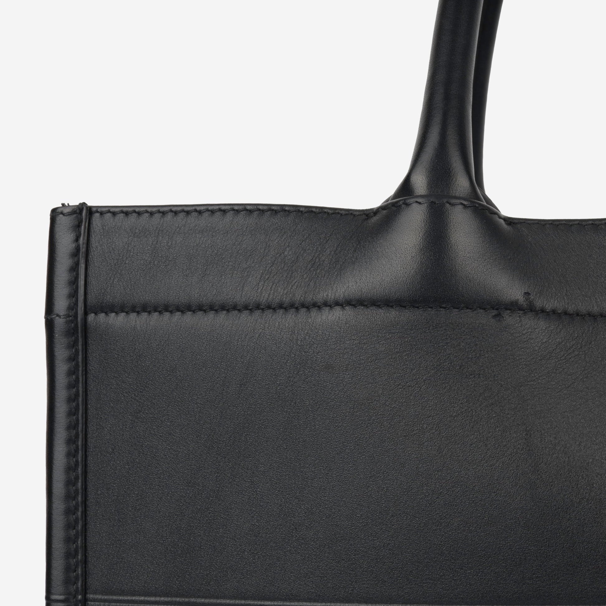 Dior Christian Book Tote Medium Tote Bag Tote Black Calfskin