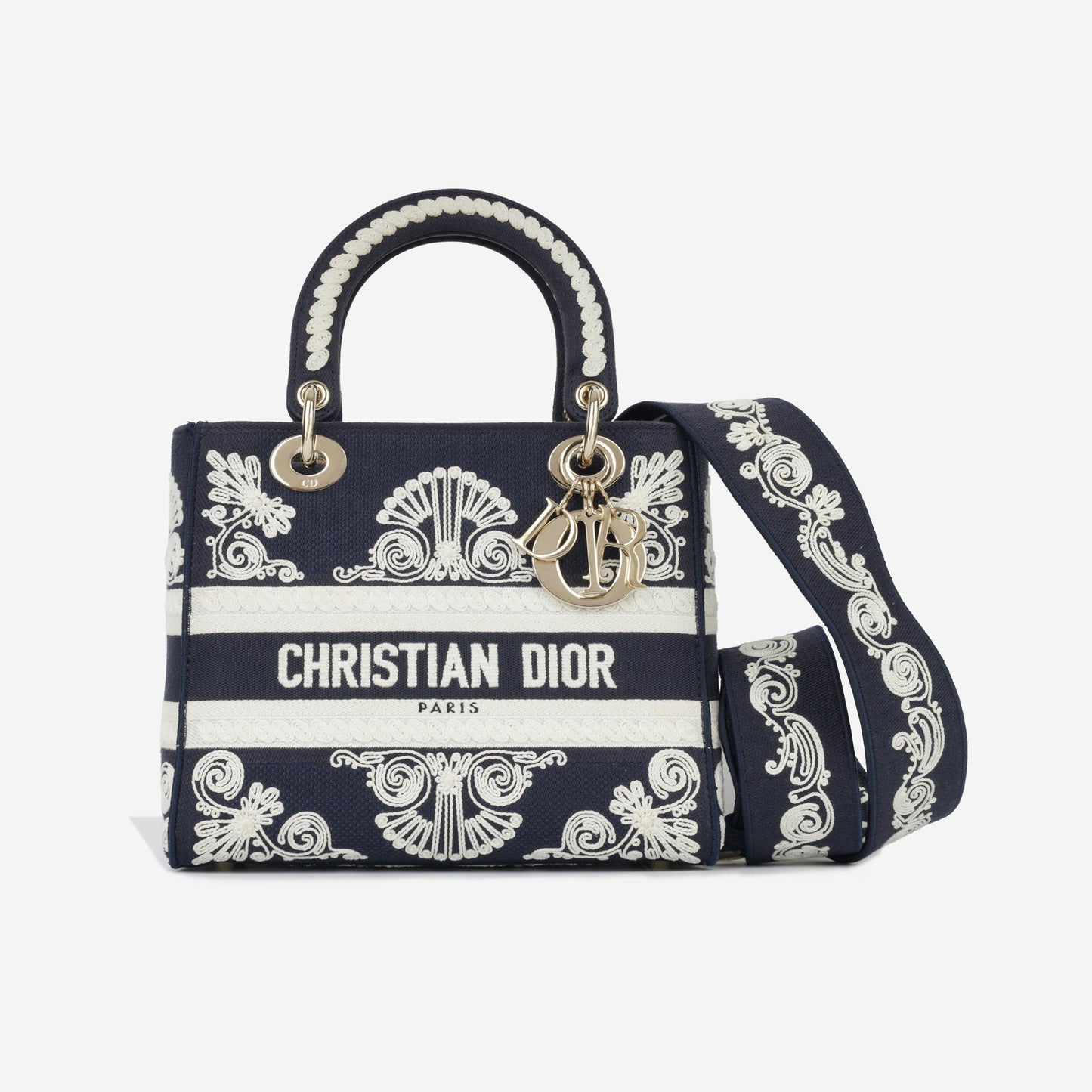Dior Christian Lady Lite Tote Bag Medium