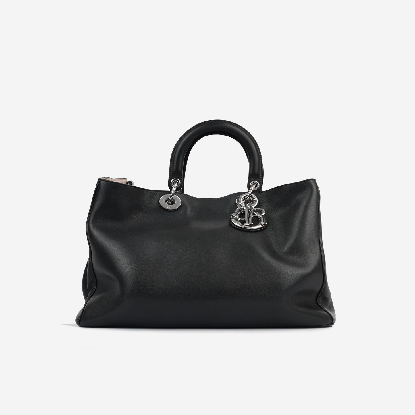 Dior Christian issimo Tote Calfskin Black Large Tote Bag