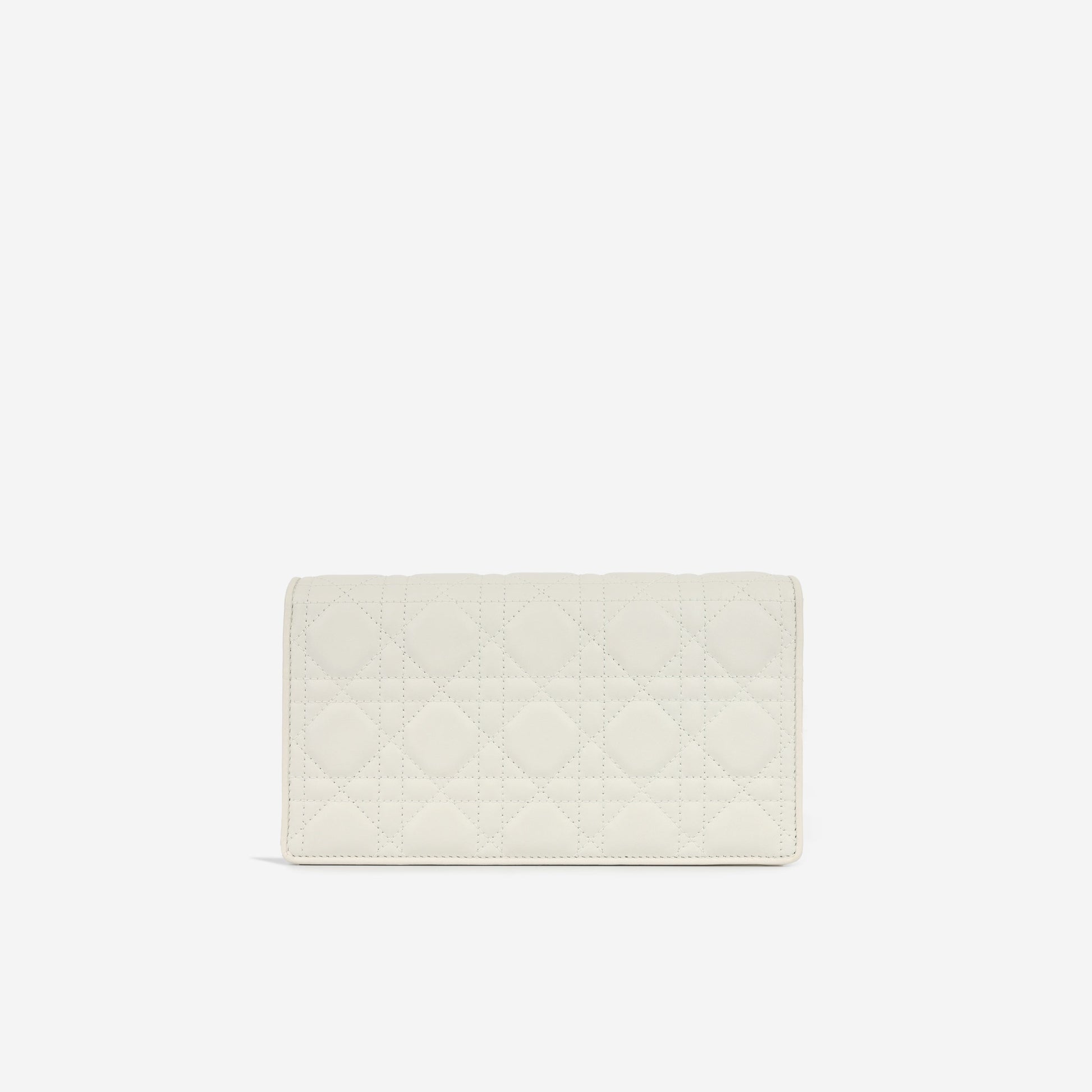 Dior Christian Lady Pouch Latte Cannage Crossbody Bag