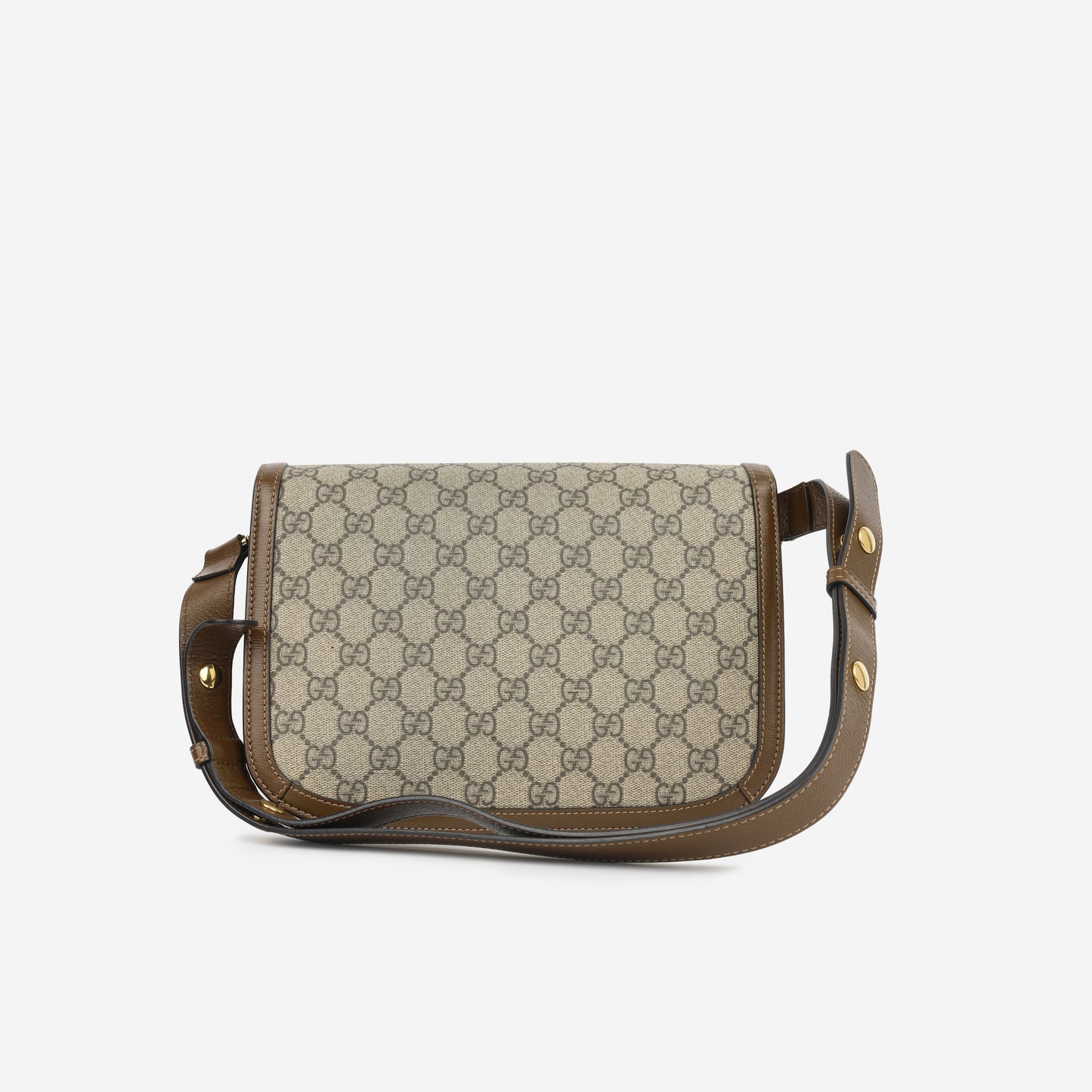 Gucci Horsebit Crossbody Monogram Large Crossbody Bag