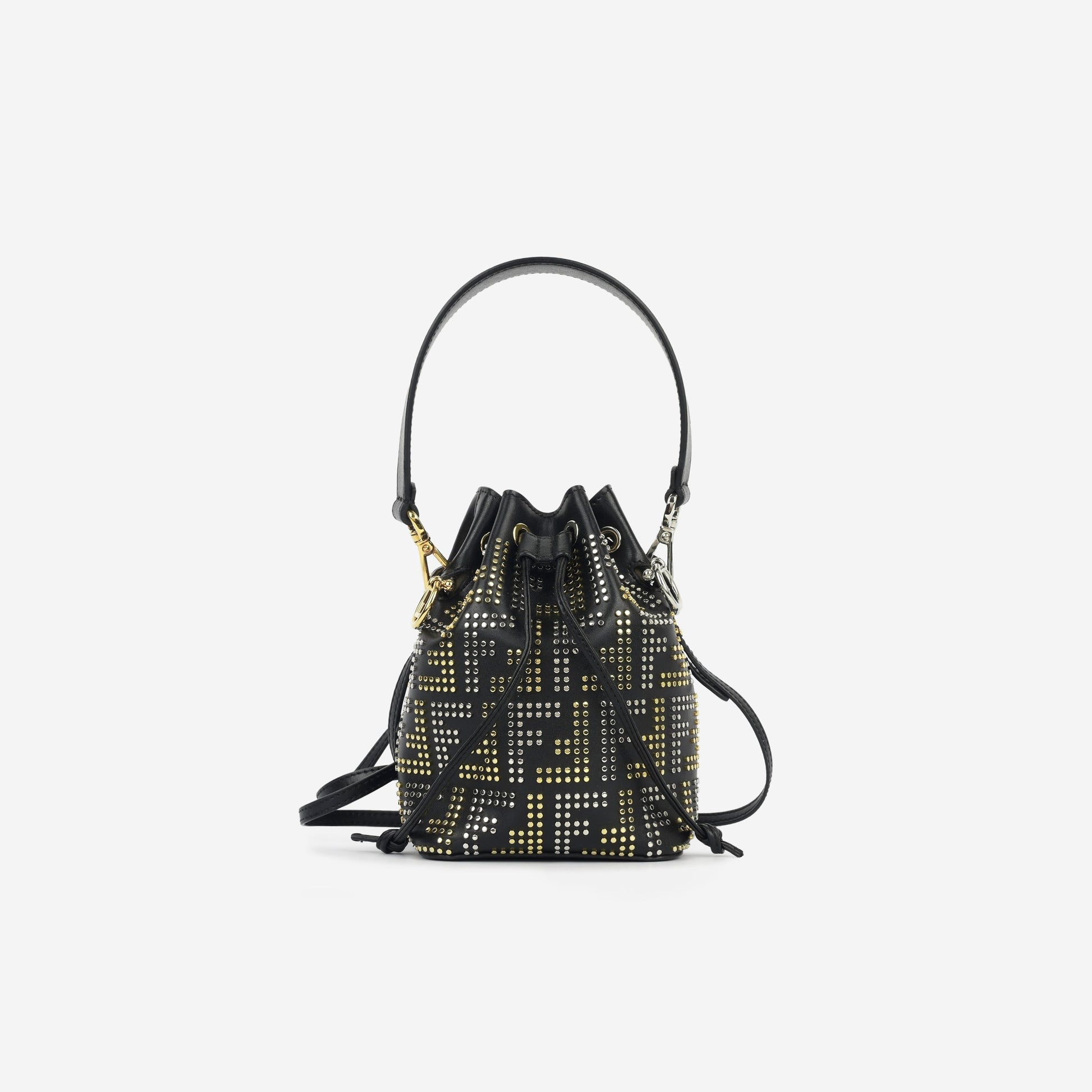 Fendi Mon Tresor Bag Mini Bucket Shoulder Bag With Ffstuds Mhw