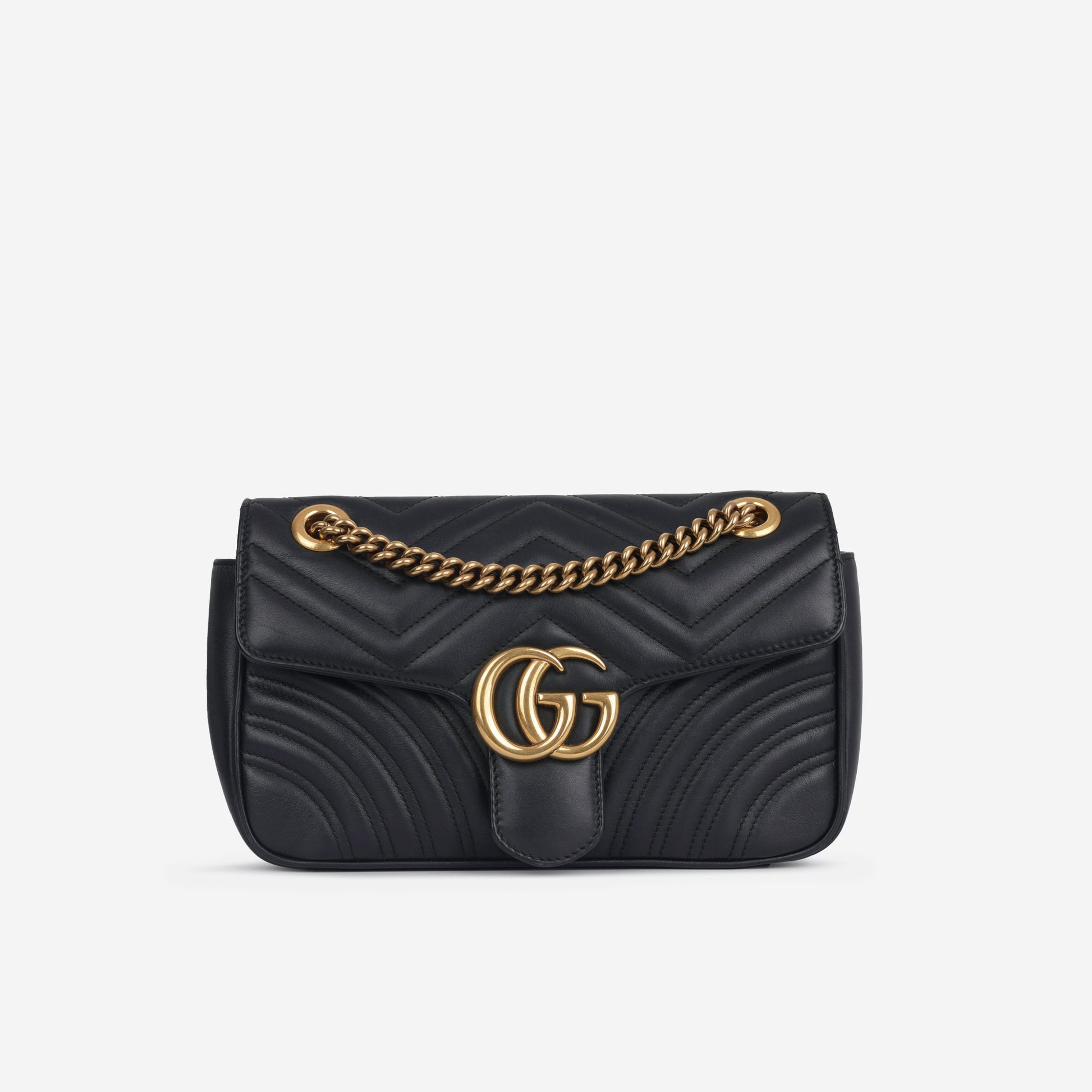 Gucci Marmont Bag Small Shoulder Bag Calfskin Ghw