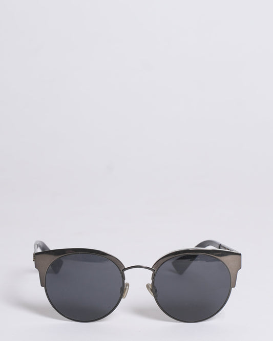 Dior Handbag New Round Sunglasses In Black