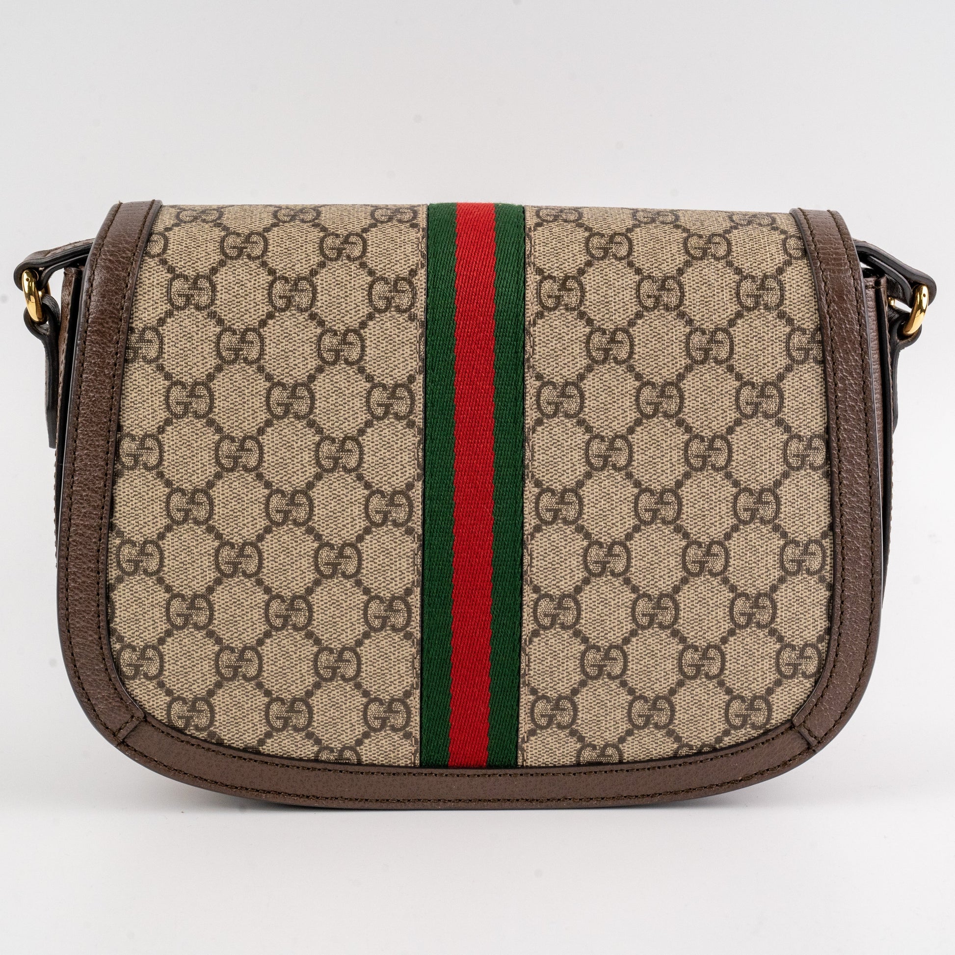 Gucci Item Ophidia Saddle Shoulder Bag Monogram Flap