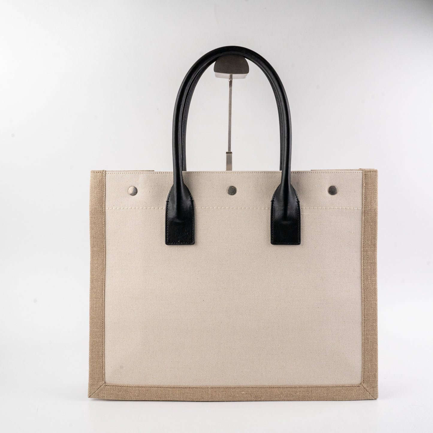YSL Saint Laurent Rive Gauche Tote Bag Beige