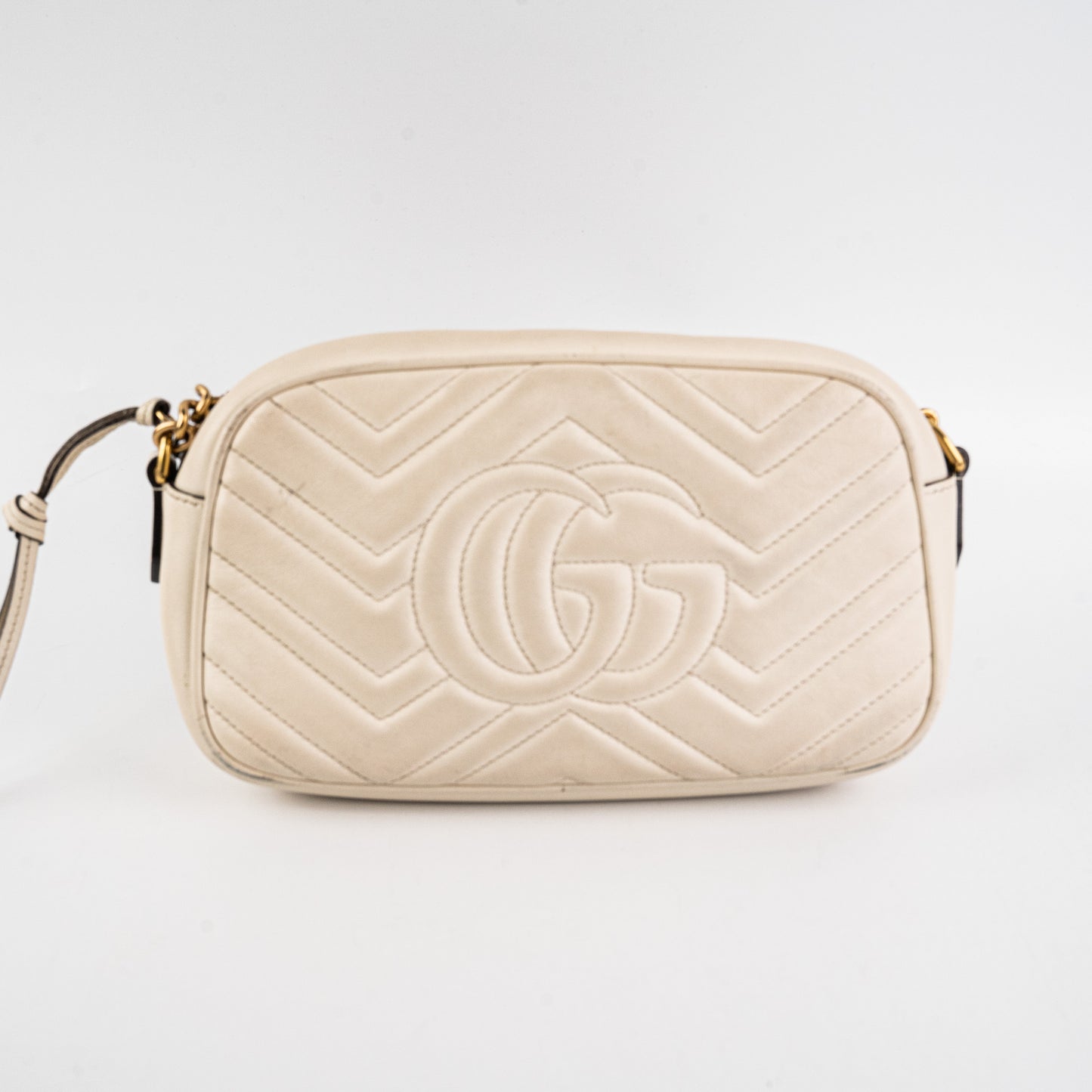 Gucci Marmont Crossbody Bag White Small