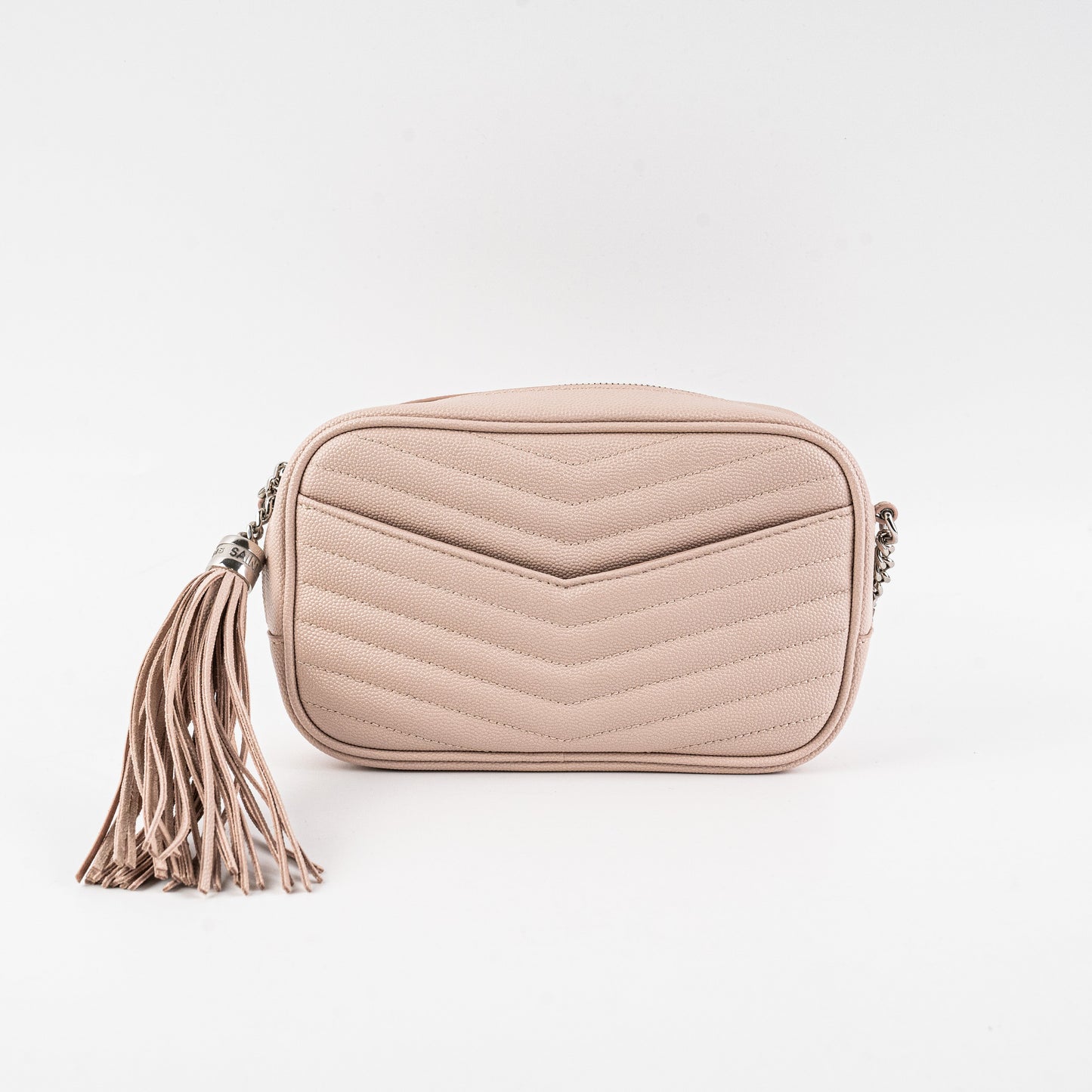YSL Saint Laurent Lou Camera Crossbody Bag Pink Mini