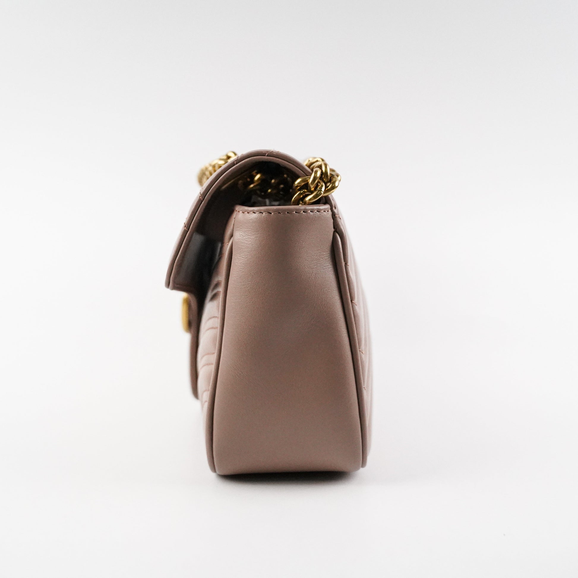 Gucci Marmont Dust Shoulder Bag Matelasse Pink