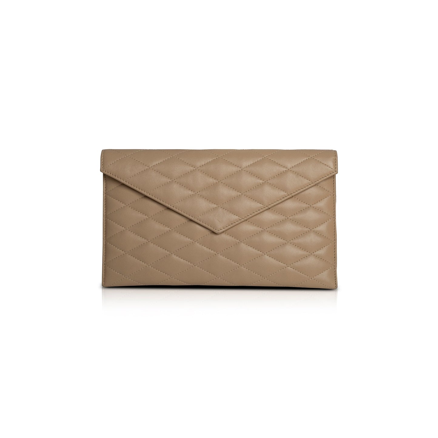 YSL Saint Laurent Sade Envelope Pouch Clutch Quilted Clutch Bag