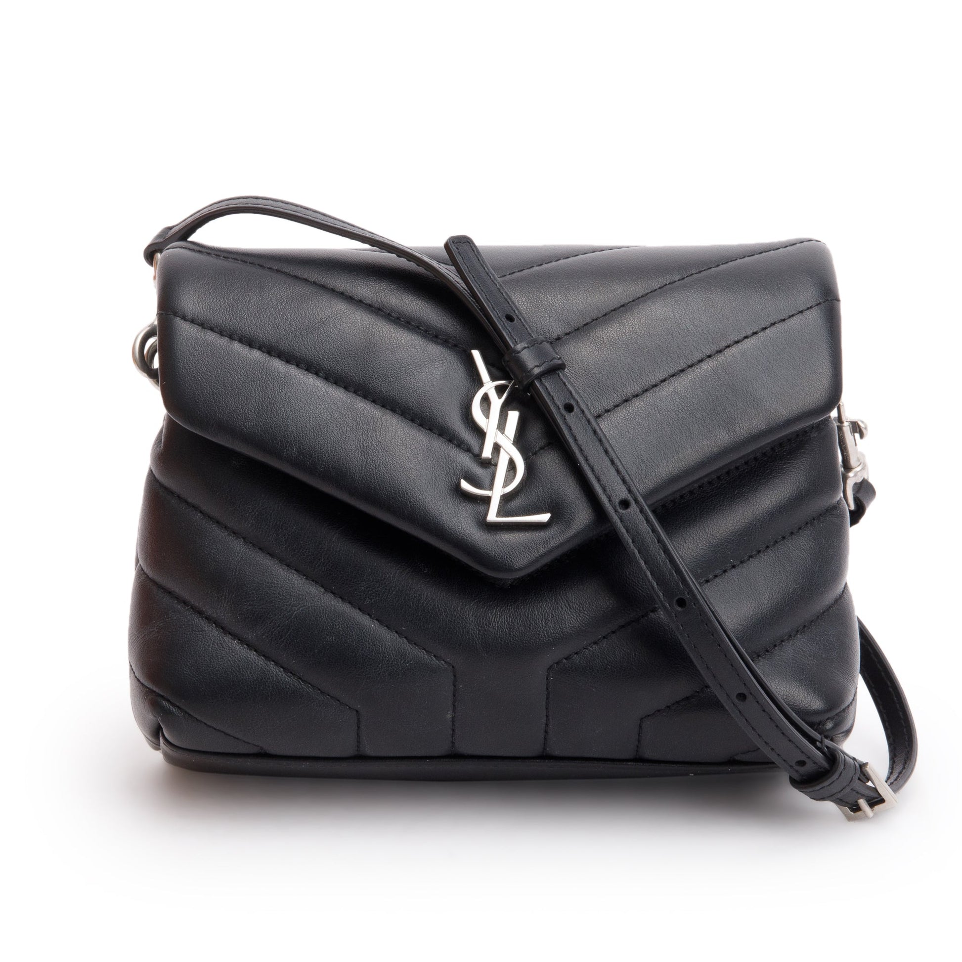 YSL Saint Laurent Toy Loulou Crossbody Bag Matelasse Monogram Box 56959