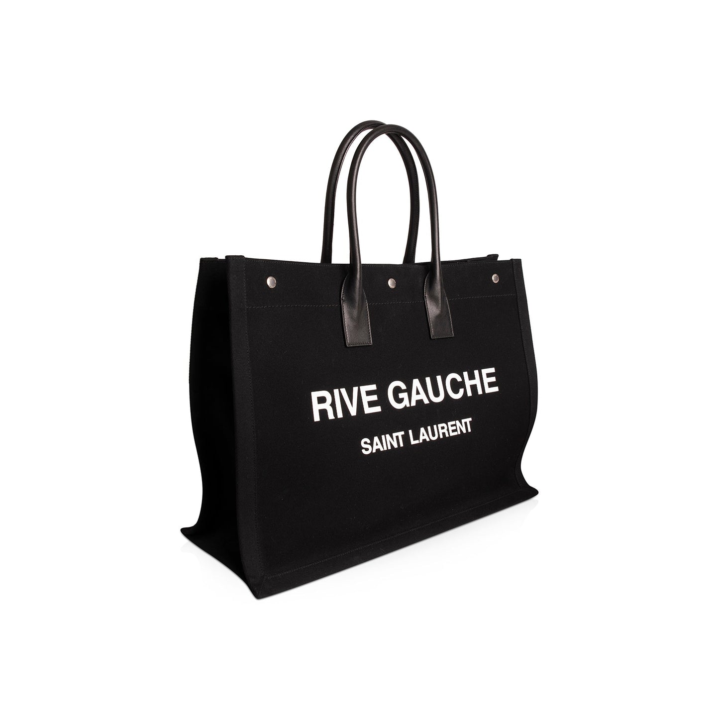 YSL Saint Laurent Rive Gauche Tote Canvas Large Tote Bag