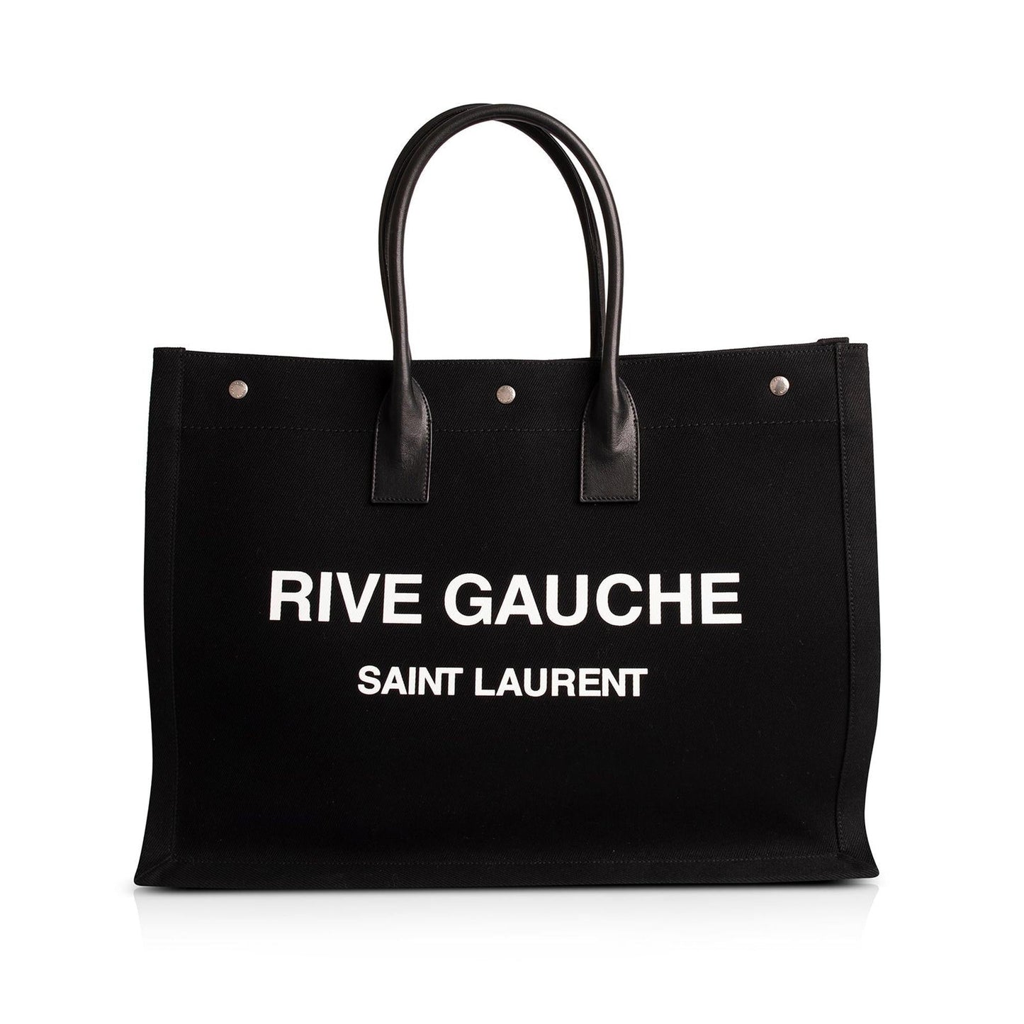 YSL Saint Laurent Rive Gauche Tote Canvas Large Tote Bag