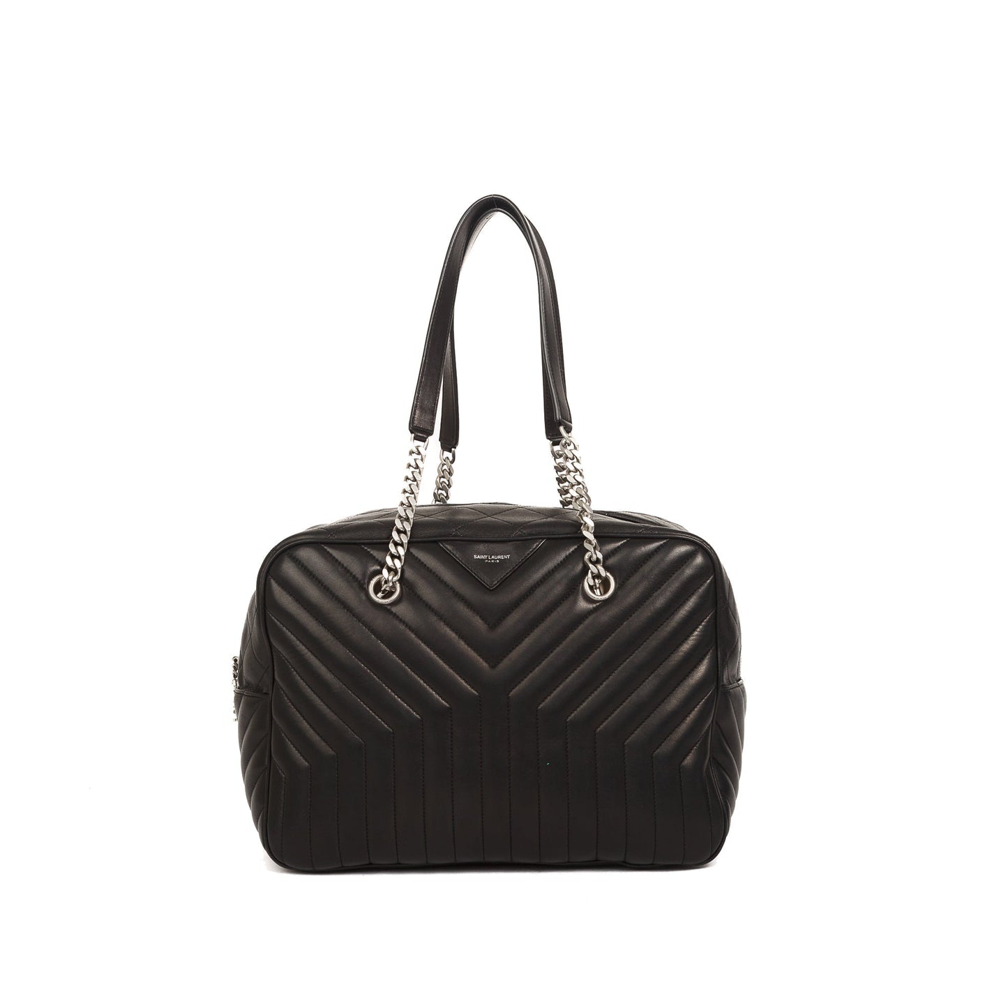 YSL Saint Laurent Joan Bowling Bag Matelasse Travel Bag