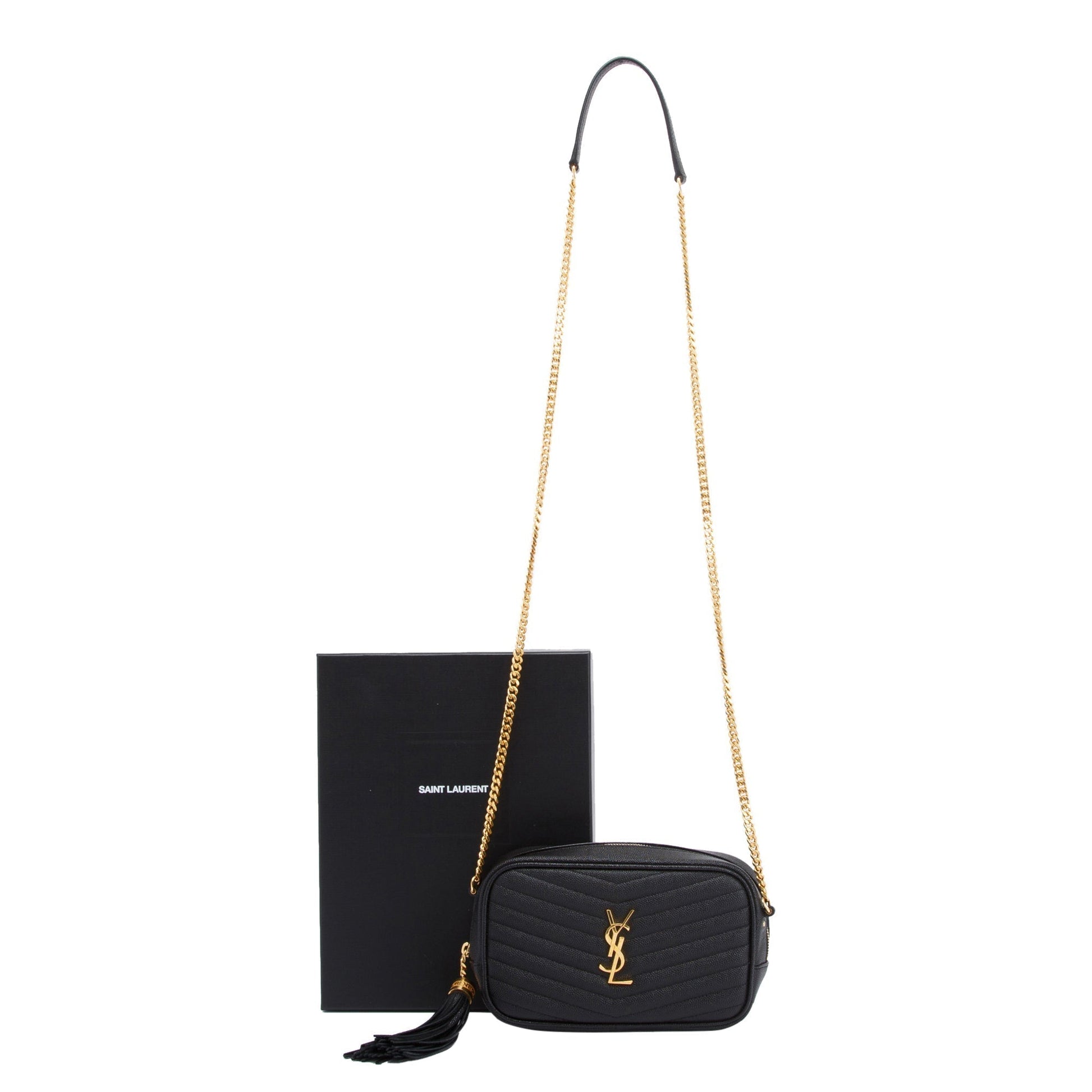 YSL Saint Laurent Lou Camera Bag Mini Crossbody Bag Box 41992