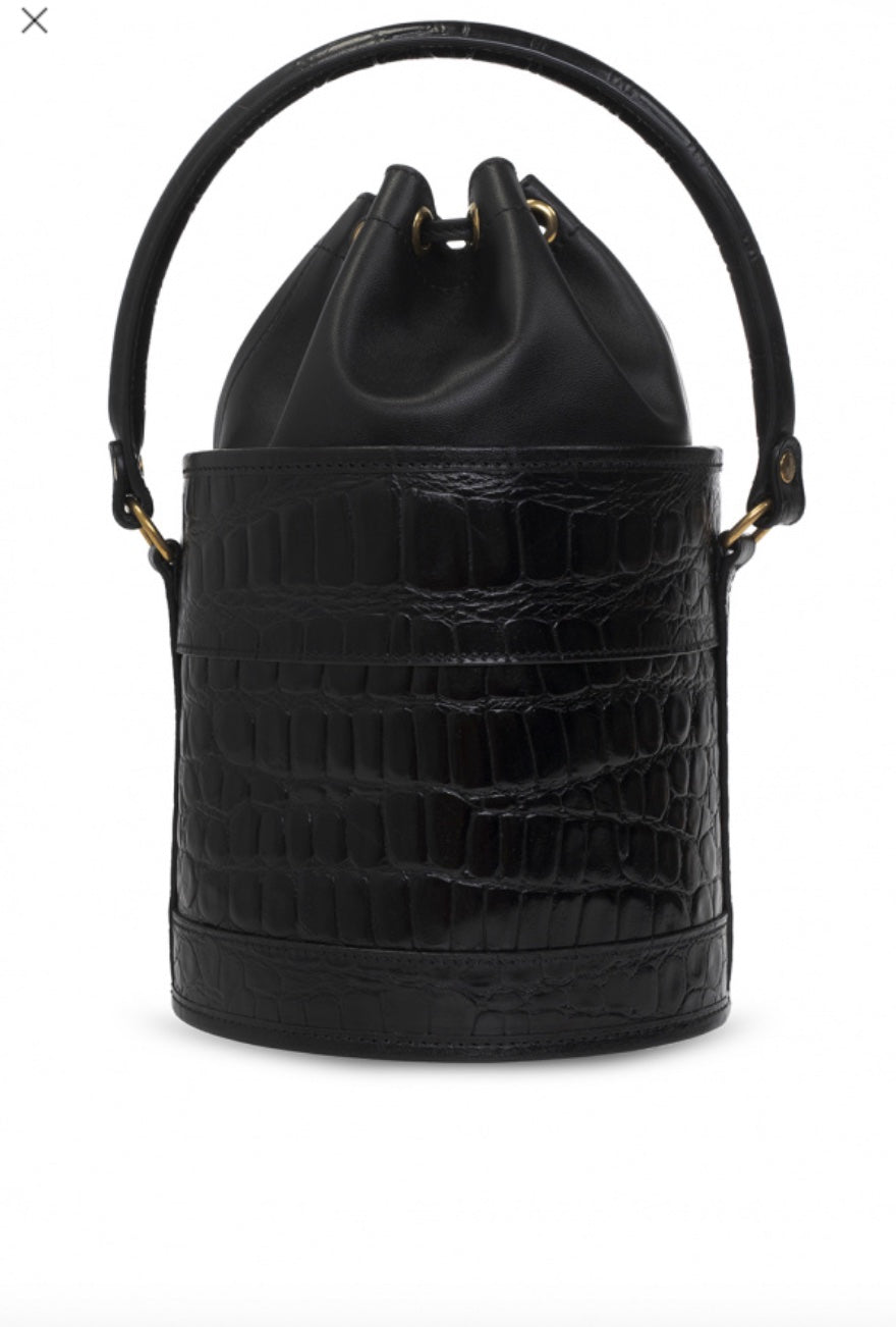 YSL Saint Laurent Yves Bahia Bag Small Bucket Bucket Bag