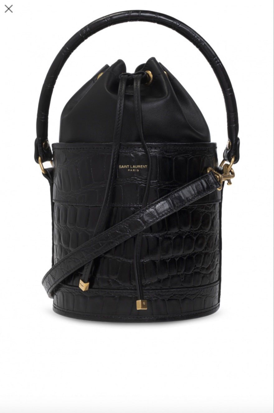 YSL Saint Laurent Yves Bahia Bag Small Bucket Bucket Bag