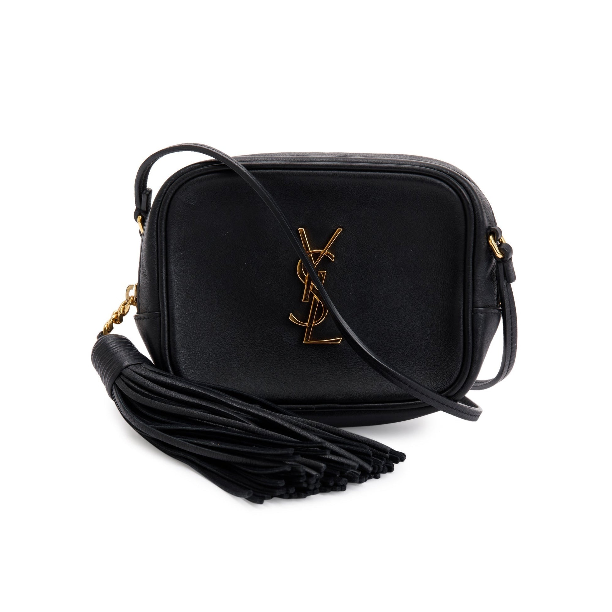 YSL Saint Laurent Nappa Blogger Bag Leather Monogram Travel Bag