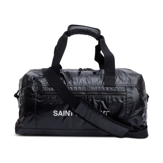 YSL Saint Laurent Nuxx Duffle Bag Nylon Black Travel Bag