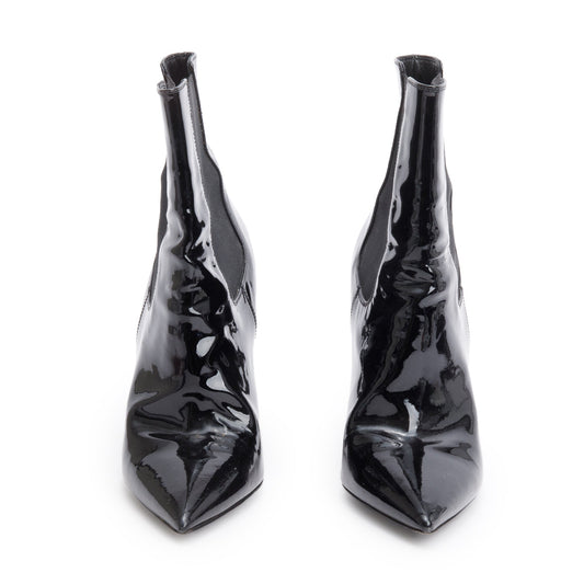 YSL Saint Laurent Patent Opyum Booties Size Travel Bag Leather Black Shoes