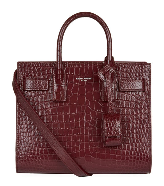 YSL Saint Laurent YSL Saint Sac De Jour Baby In Travel Bag Shiny Leather