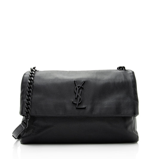 YSL Saint Laurent Saint Laurent Trending Grain De Poudre West Monogram Medium Travel Bag