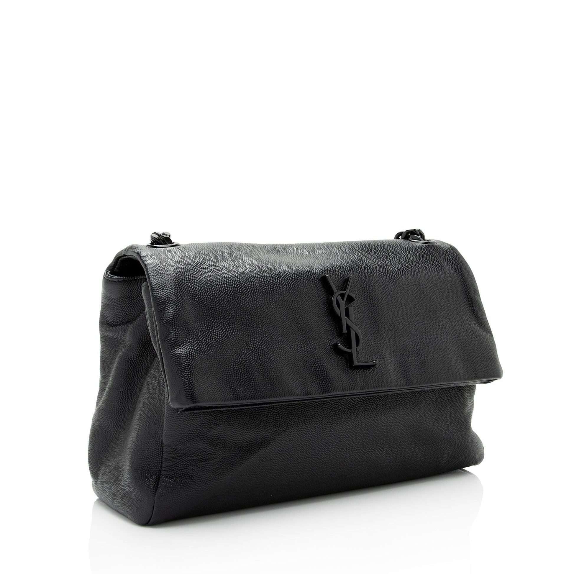 YSL Saint Laurent Saint Laurent Trending Grain De Poudre West Monogram Medium Travel Bag