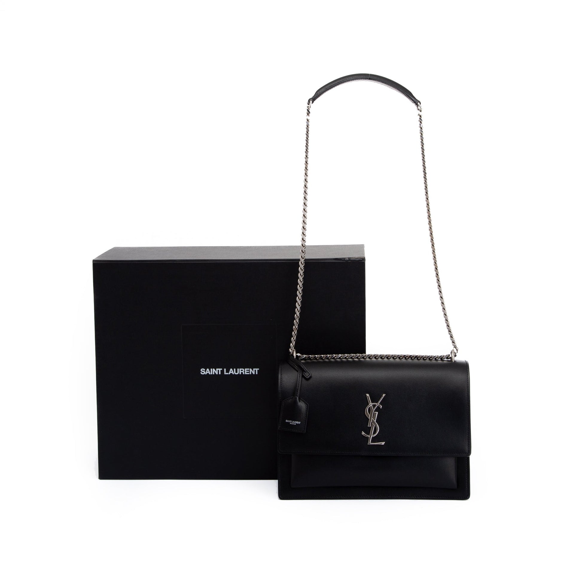 YSL Saint Laurent Sunset Bag Large Chain Travel Bag