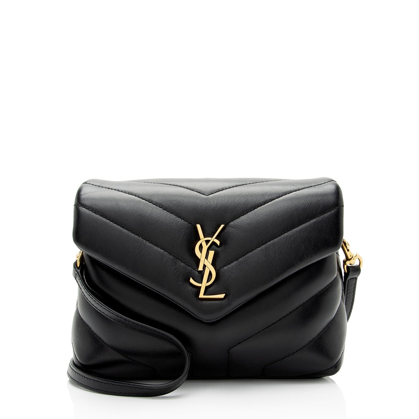 YSL Saint Laurent Saint Laurent Trending Calfskin Loulou Toy Crossbody Matelasse Monogram Crossbody