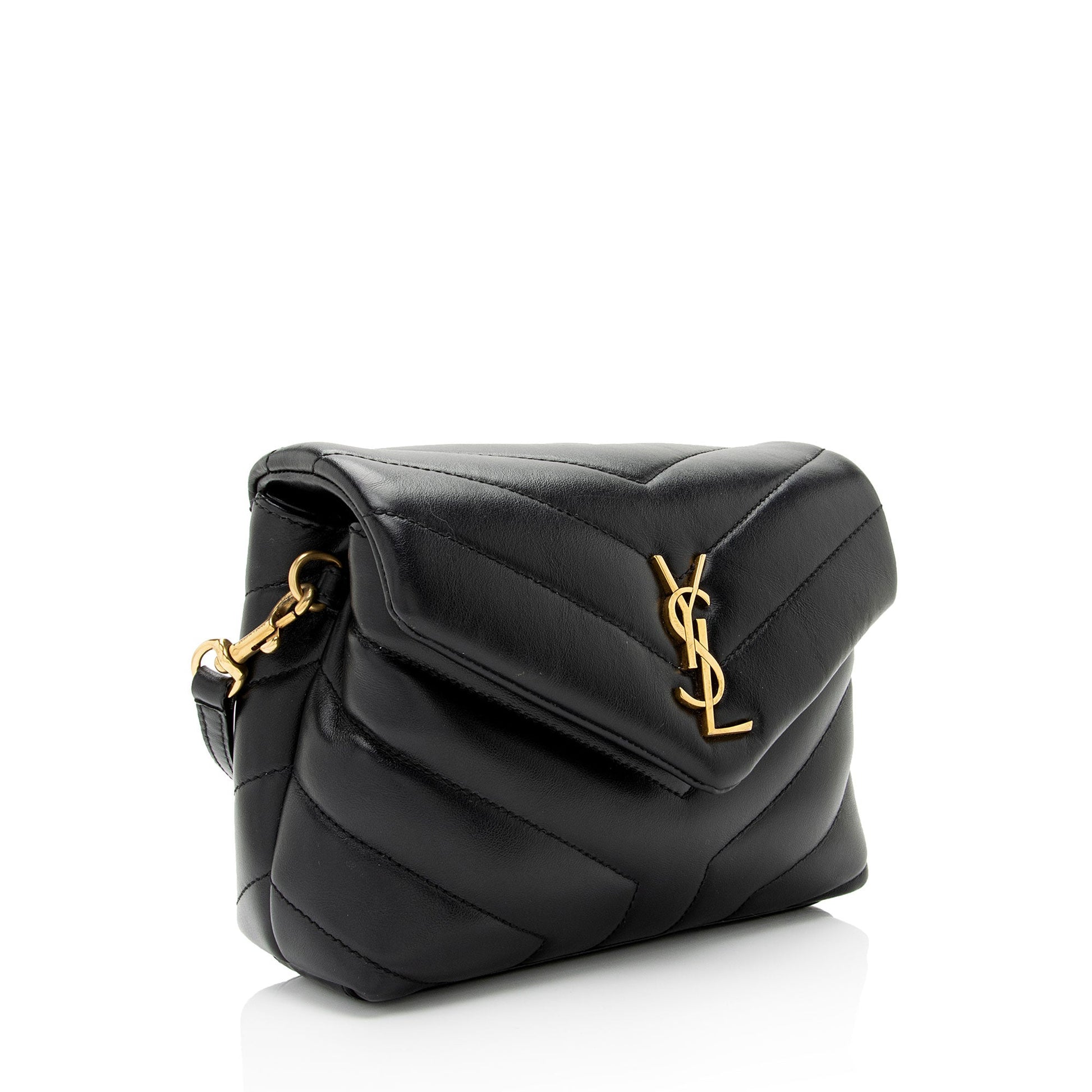 YSL Saint Laurent Saint Laurent Trending Calfskin Loulou Toy Crossbody Matelasse Monogram Crossbody