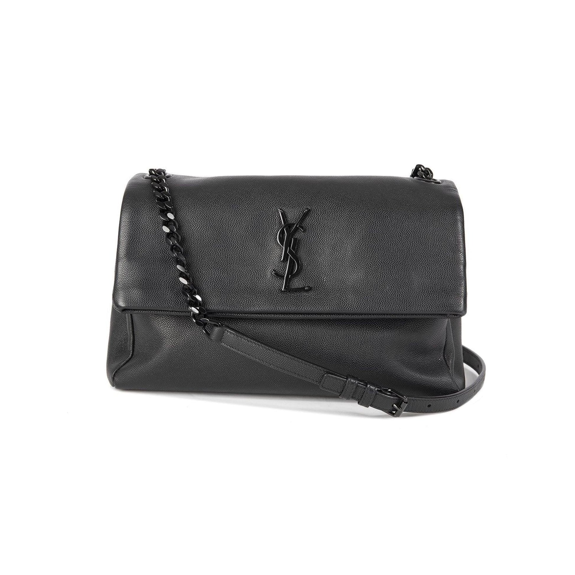 YSL Saint Laurent West Hollywood Bag Leather Medium Travel Bag