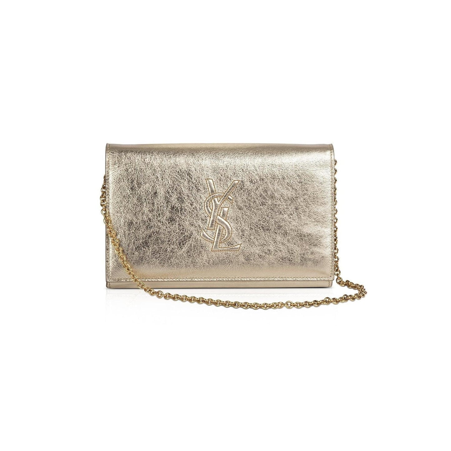 YSL Saint Laurent Metallic Belle De Jour Clutch Clutch Bag