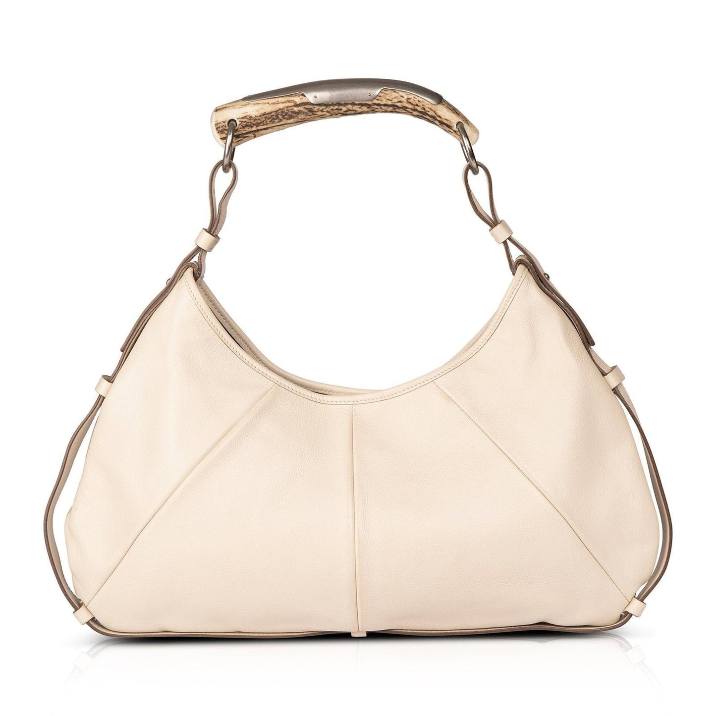 YSL Saint Laurent Mombasa Horn Hobo Shoulder Bag