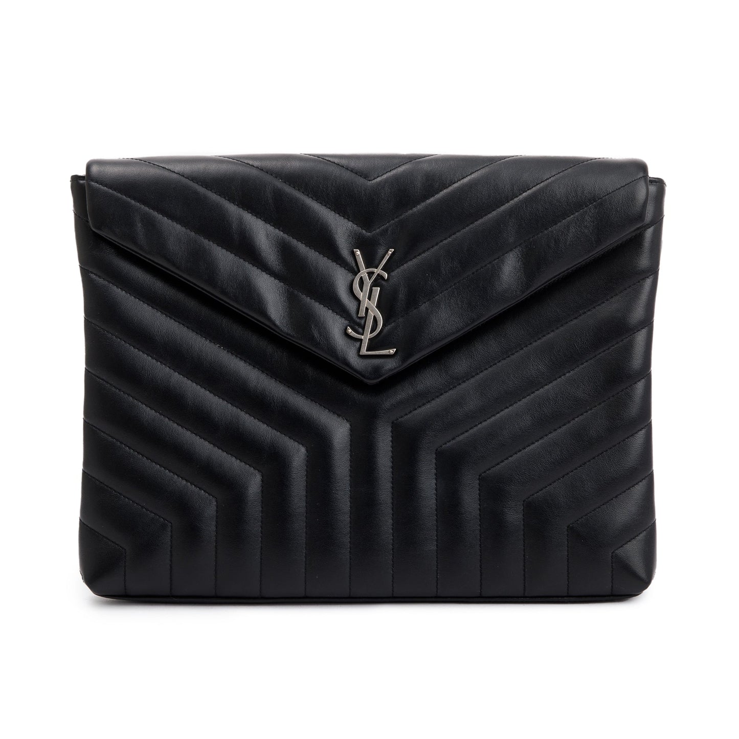 YSL Saint Laurent Loulou Document Holder Travel Bag Leather Monogram