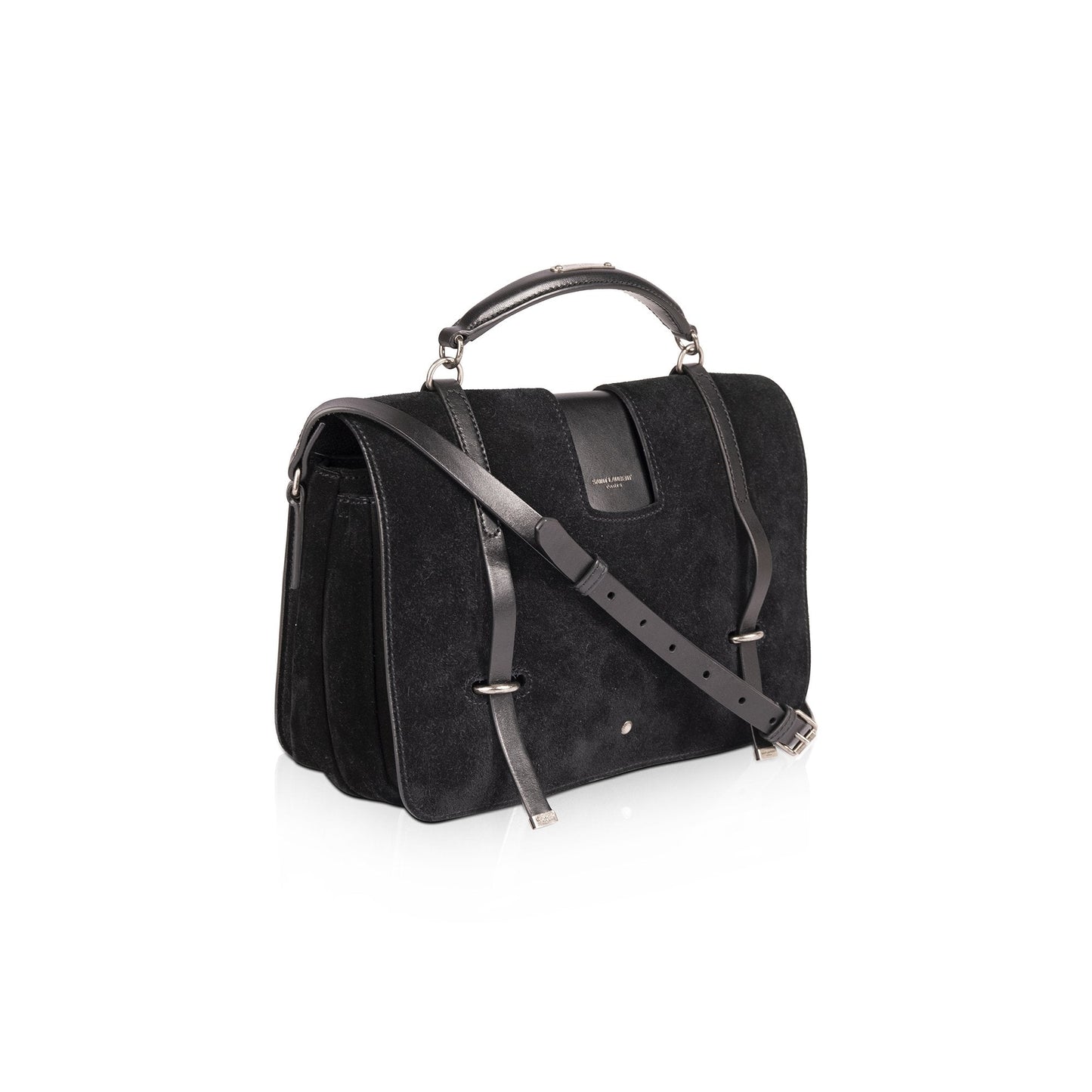 YSL Saint Laurent Charlotte Bag Suede Travel Bag