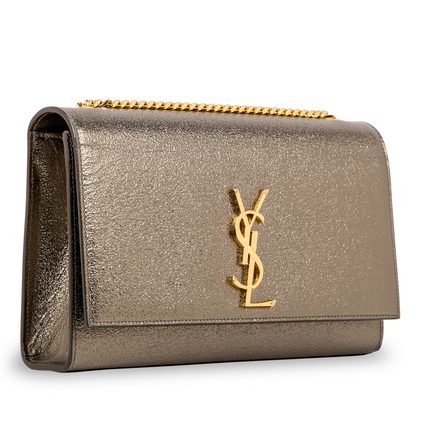 YSL Saint Laurent Glitter Kate Bag Medium Crossbody Bag