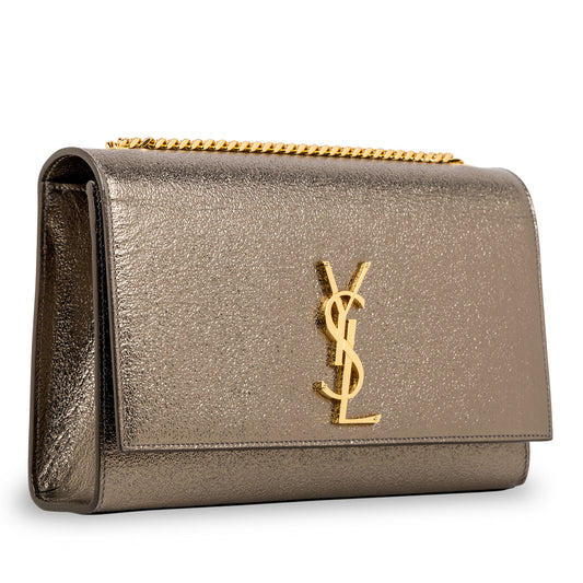 YSL Saint Laurent Glitter Kate Bag Medium Crossbody Bag