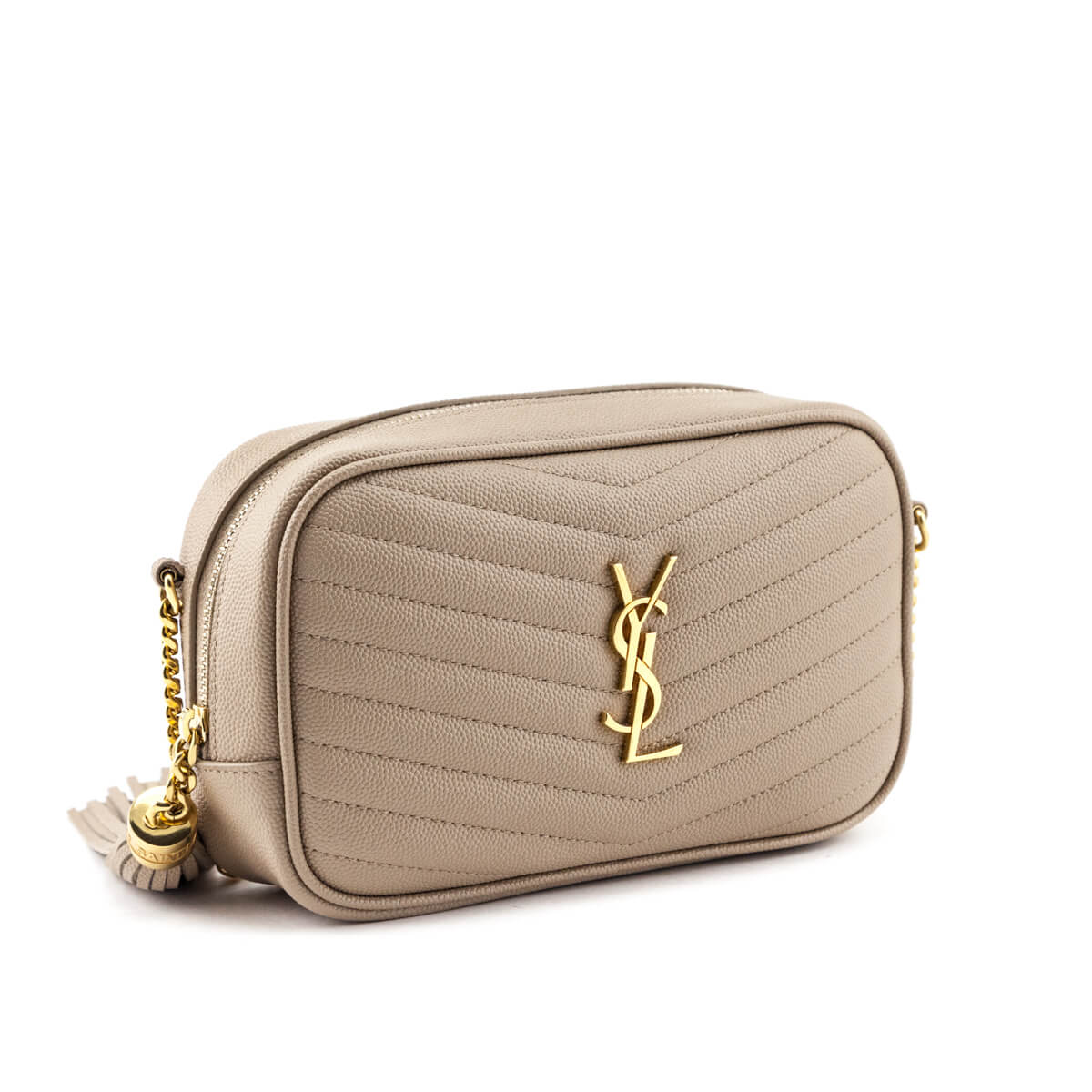 YSL Saint Laurent Trending Grain De Poudre Mini Lou Camera Matelasse Monogram Crossbody Bag