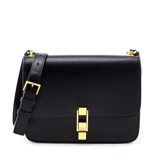 YSL Saint Laurent Saint Laurent Trending Box Calfskin Le Carre Black Shoulder Bag