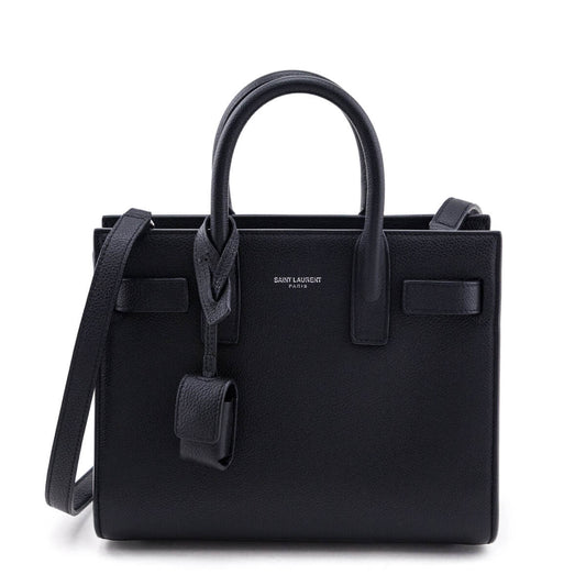 YSL Saint Laurent Saint Laurent Trending Calfskin Nano Sac De Black Travel Bag