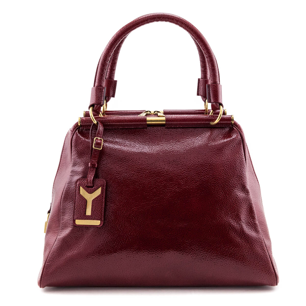 YSL Saint Laurent Saint Laurent Trending Patent Bag Red Travel Bag