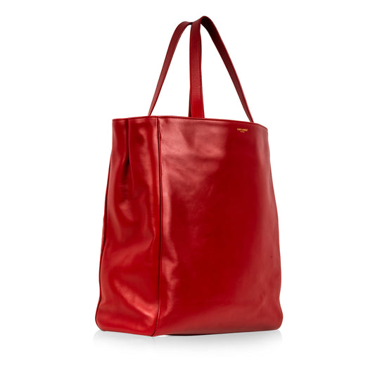 YSL Saint Laurent Soft Tote Bag Red Shoulder Bag