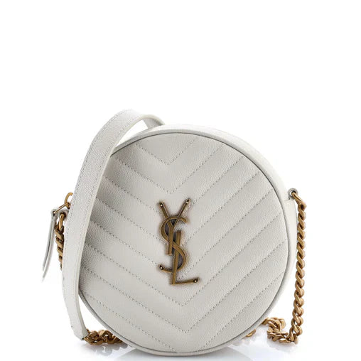 YSL Saint Laurent Round Camera Handbag Travel Bag