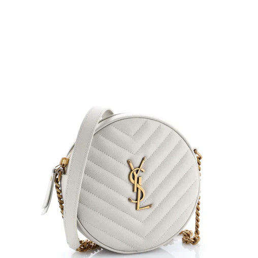 YSL Saint Laurent Round Camera Handbag Travel Bag