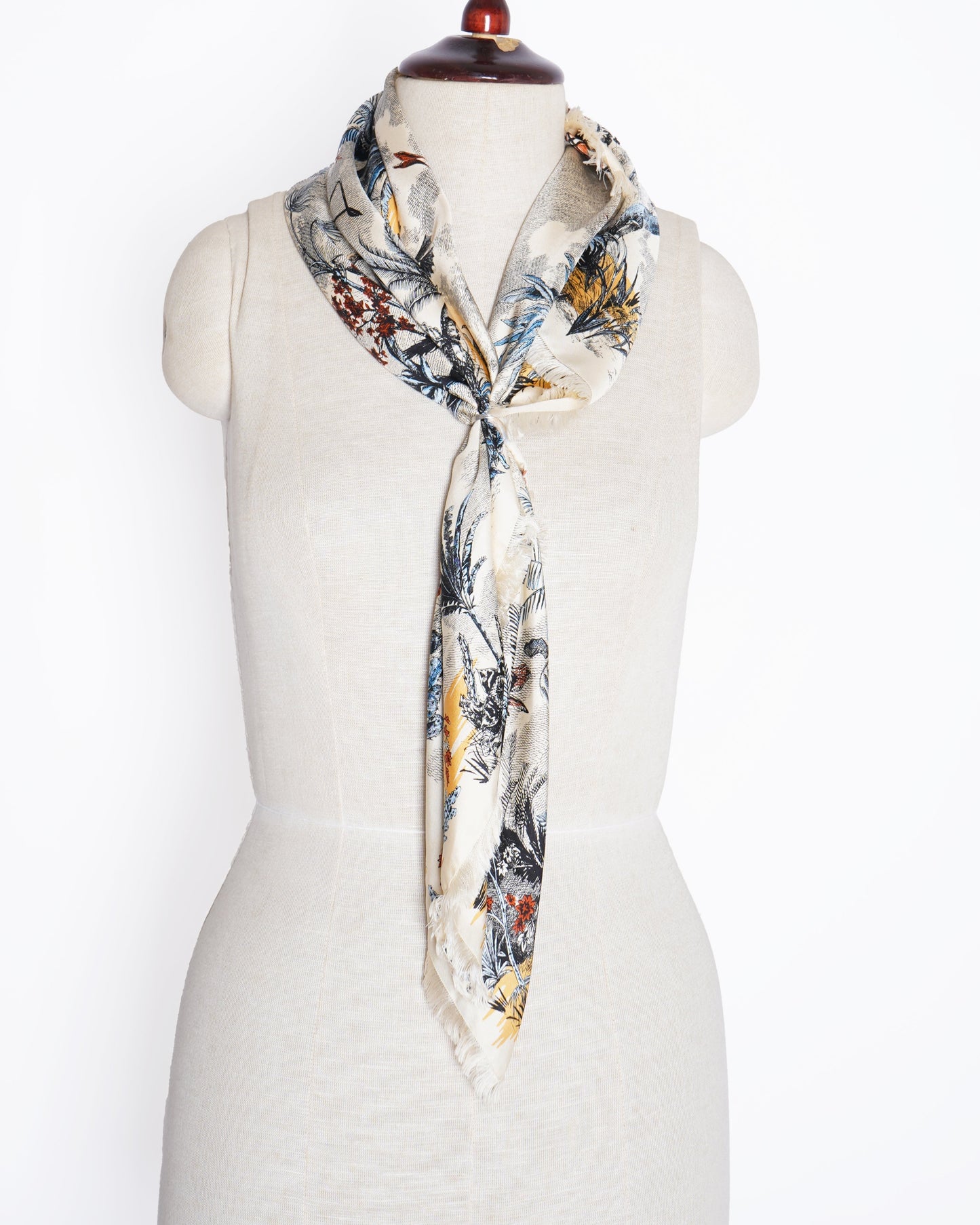 Dior Handbag New Christian Jardin 90 Square Scarf In