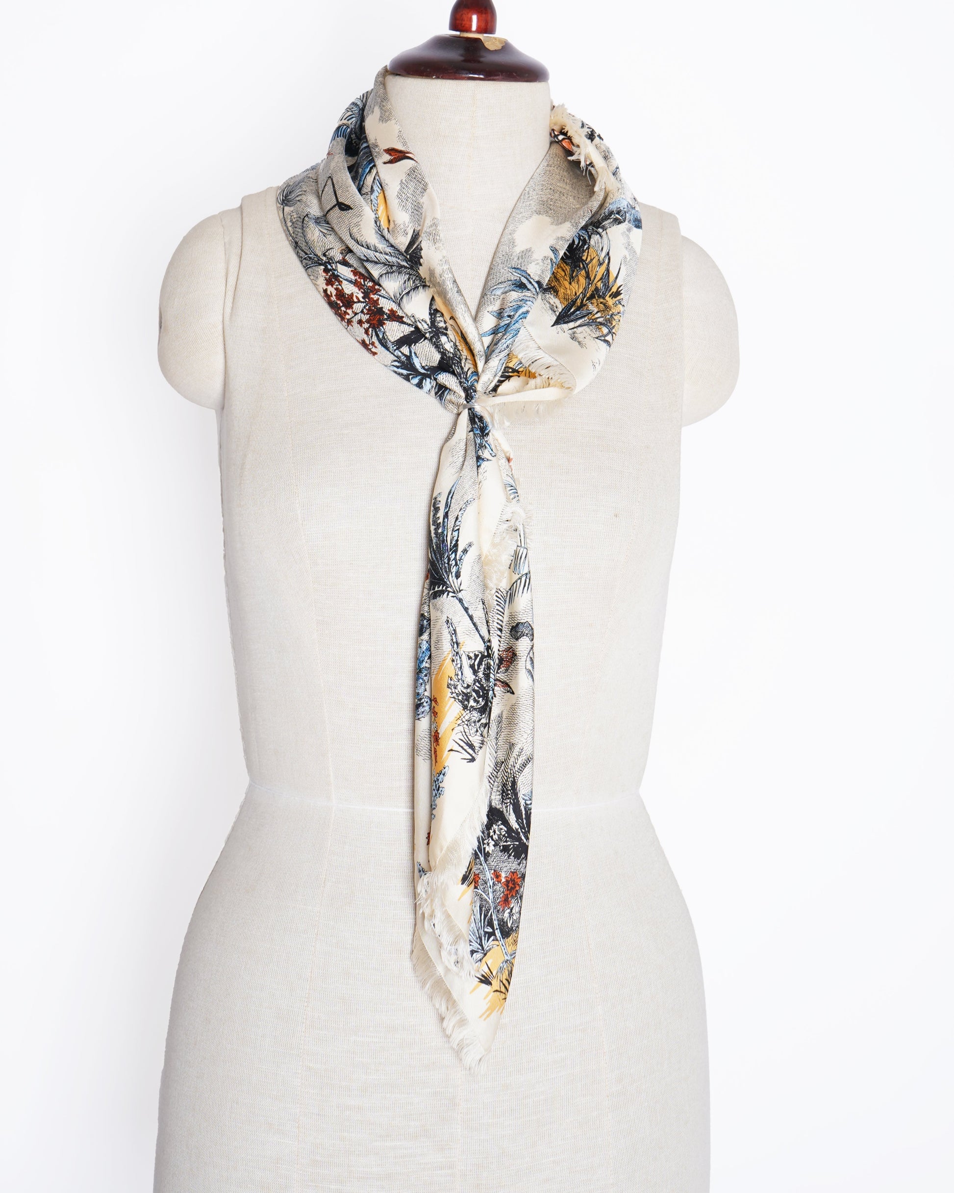 Dior Handbag New Christian Jardin 90 Square Scarf In