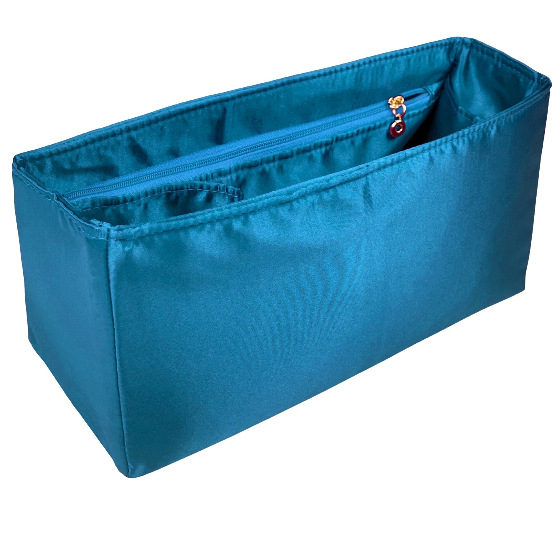 Dior Handbag Organizer for Caro Bag, Bag Insert Silk, Large Zip