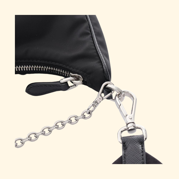Prada Re Edition Tessuto Shoulder Bag Saffiano Chain