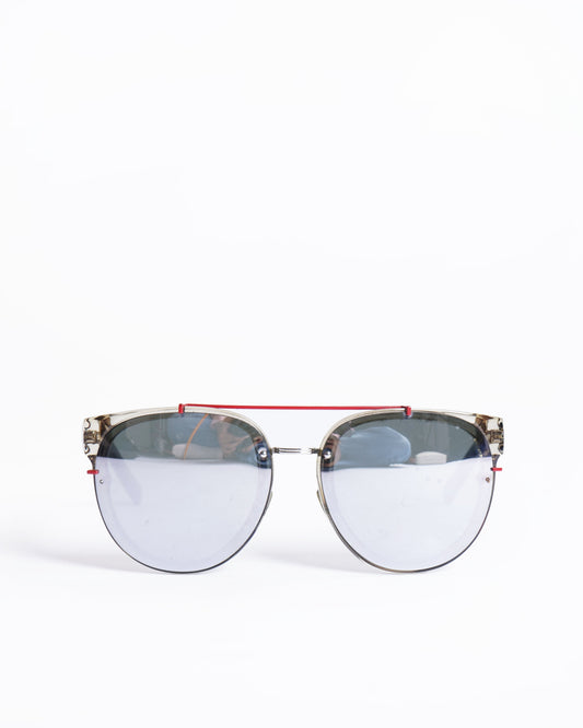 Dior Handbag Christian and frame sunglasses Black Red