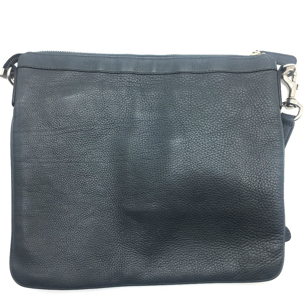 Gucci Dark No Gusset All Business Leather Gray Shoulder Bag